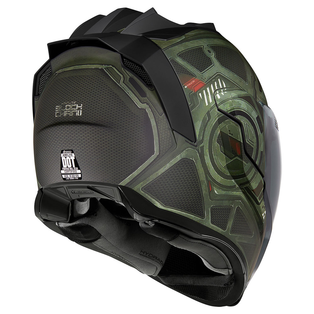 Icon Airflite Blockchain Green Helmet Get Lowered Cycles