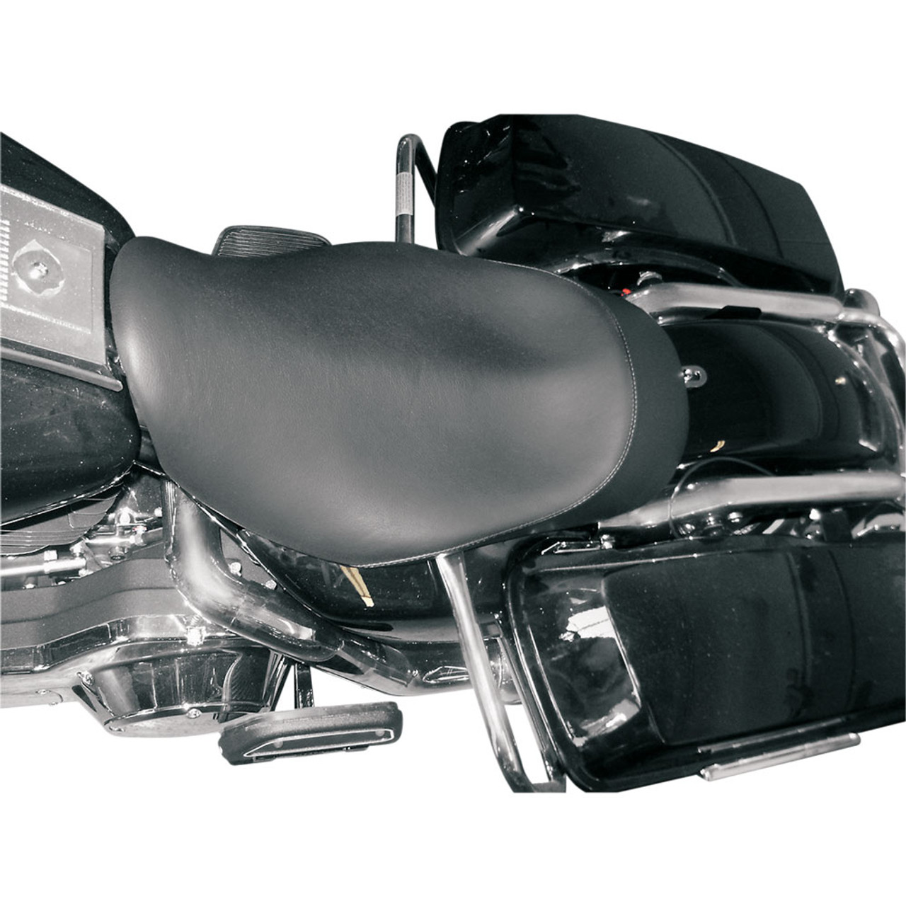 Danny Gray Buttcrack Solo Seat for 1997-2007 Harley Touring - Smooth