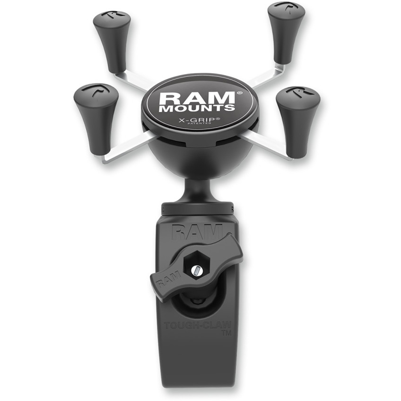 RAM Tough-Claw Mount kit with Universal X-Grip Phone Cradle - Regular Size  - RAMHOL-UN7-400U - Get Lowered Cycles
