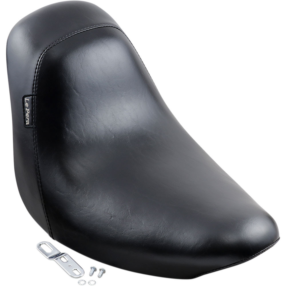 LePera Bare Bones Smooth Solo Seat for 2006-2017 Harley Softail