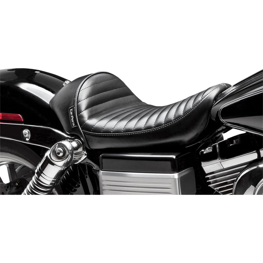 Le Pera Stubs Solo Seat for 2006-2017 Harley Dyna - Pleated - LK
