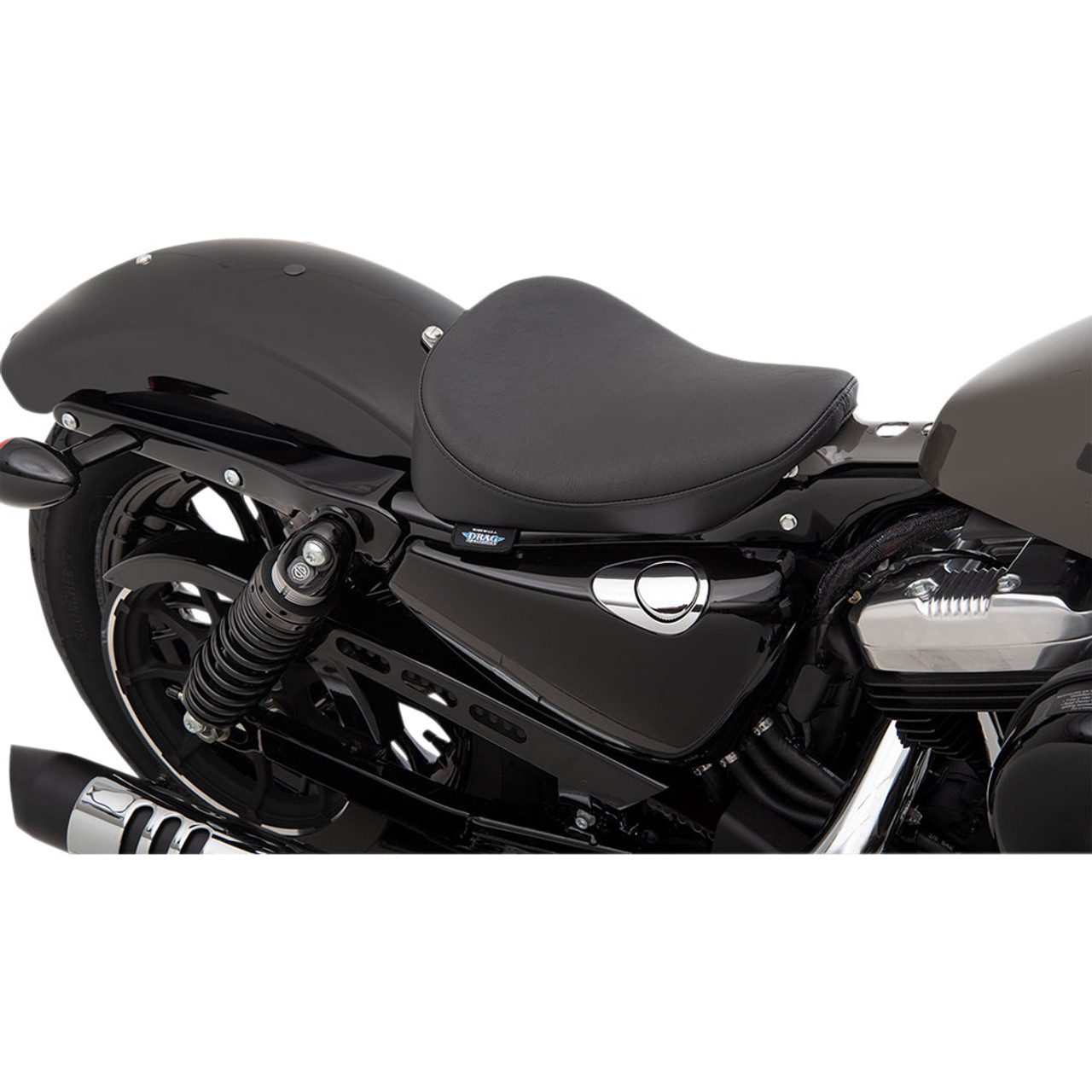 Drag Specialties Bobber Style Solo Seat For 2010 2020 Harley Sportster Smooth Get Lowered Cycles