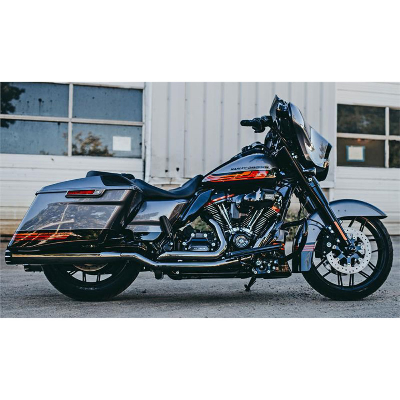 Bassani True-Dual Down Under Exhaust System for 2017-2023 Harley