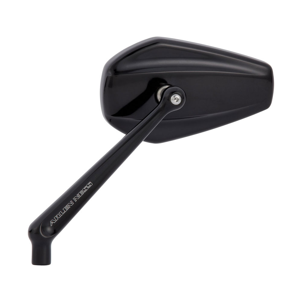 Arlen Ness Mini Stocker Mirrors for Harley - Black - 13-156 - 13