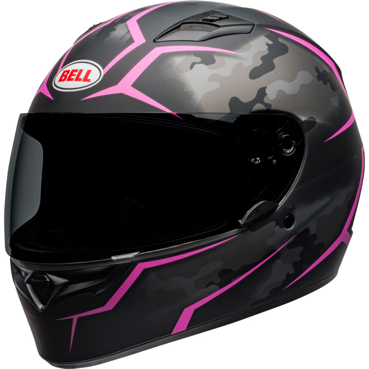 Bell Qualifier Stealth Camo Helmet - Matte Black/Pink - Get