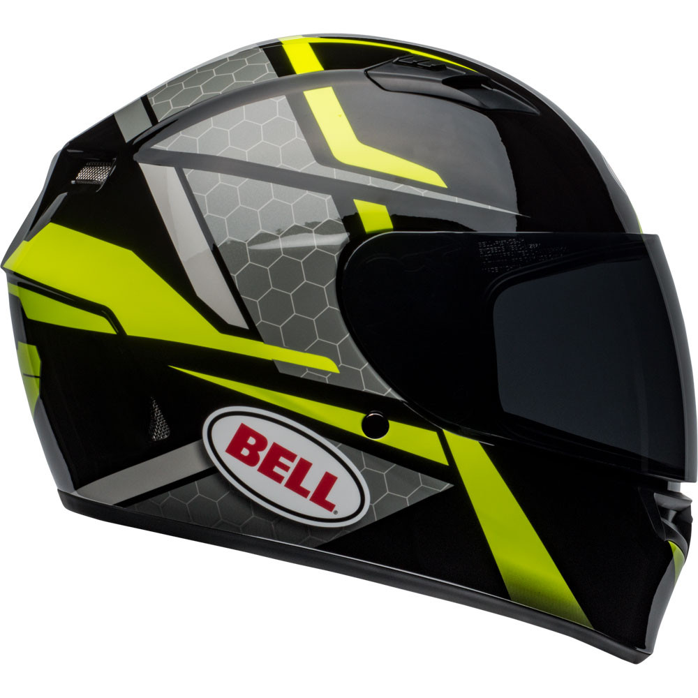 Bell Qualifier Flare Gloss Black/Hi-Viz Helmet - Get Lowered Cycles