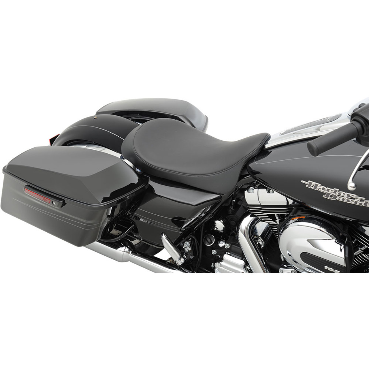 Drag Specialties Low Profile Solo Seat For 2008 2020 Harley Touring Smooth 0801 0870 Get Lowered Cycles
