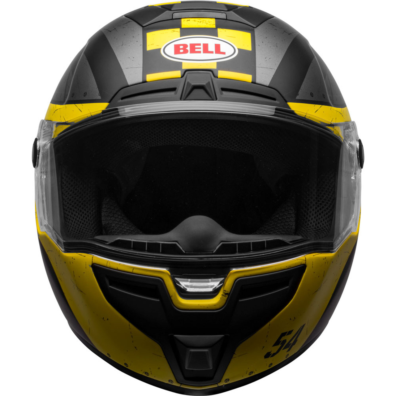 Bell SRT Devil May Care Matte Gray/Yellow Helmet - Get