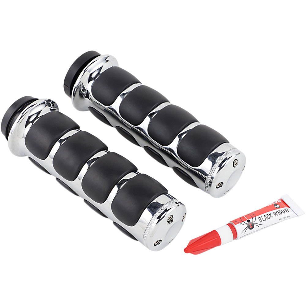 Kuryakyn 6228 Premium ISO Grips With Throttle Boss By Kuryakyn