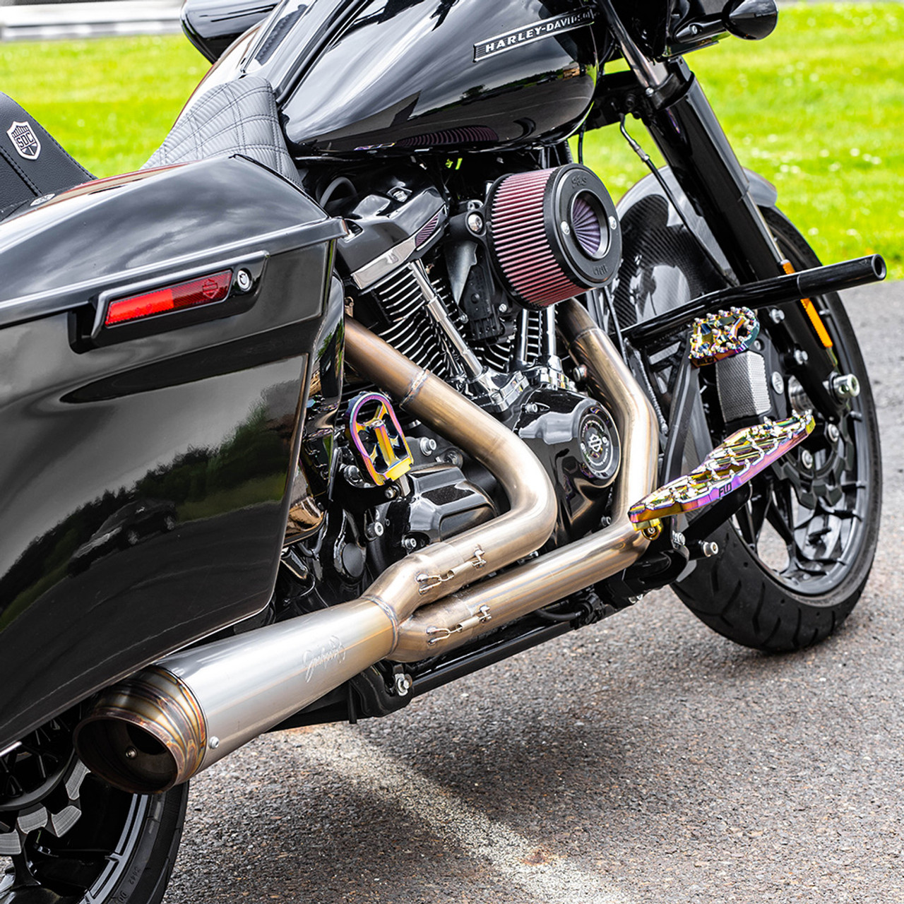 Jackpot RTX Riot 2-1 Shorty Exhaust for 2017-2021 Harley