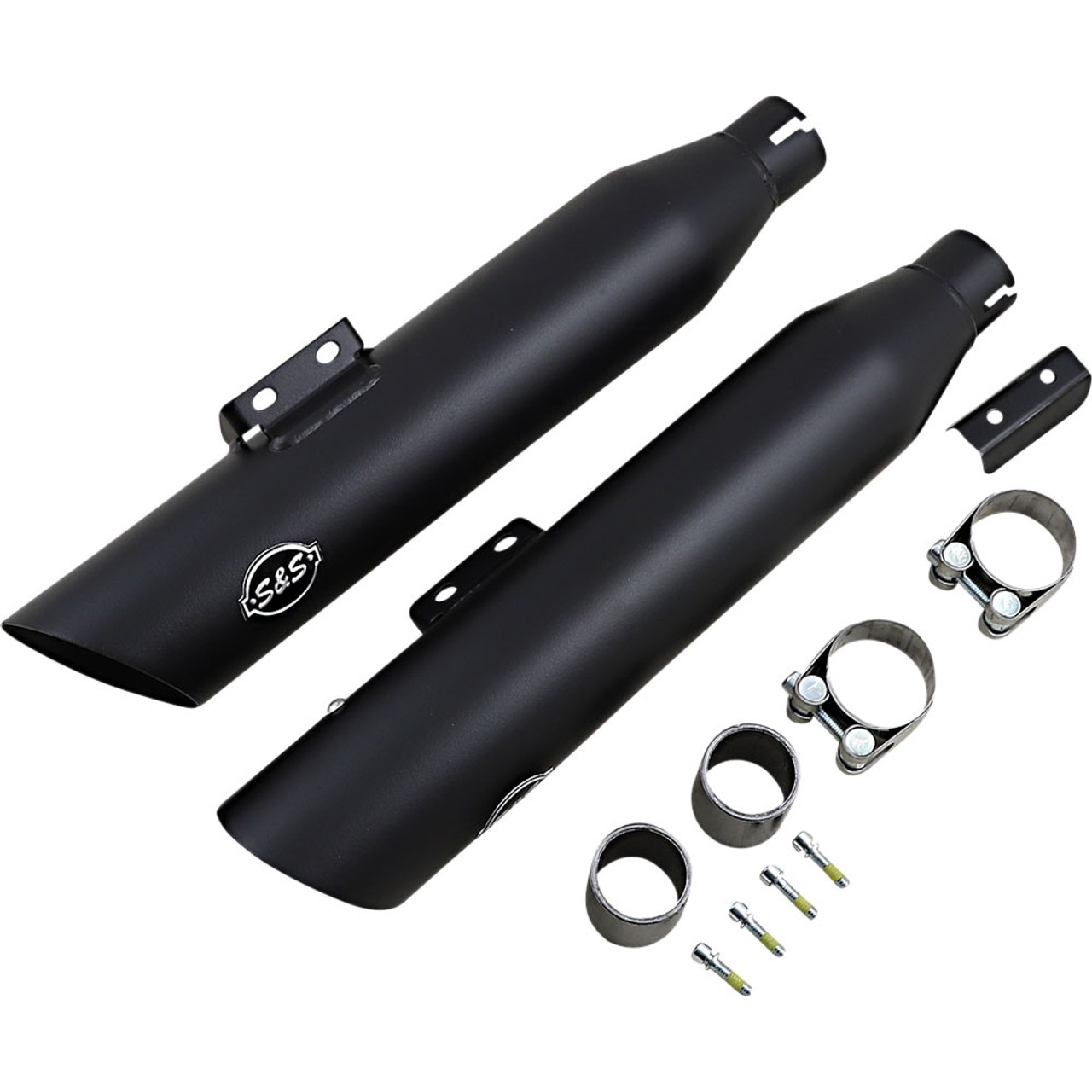 SALSATION トップス サイズS S&S Slash-Cut Mufflers for 2018-2022 Harley Heritage Softail