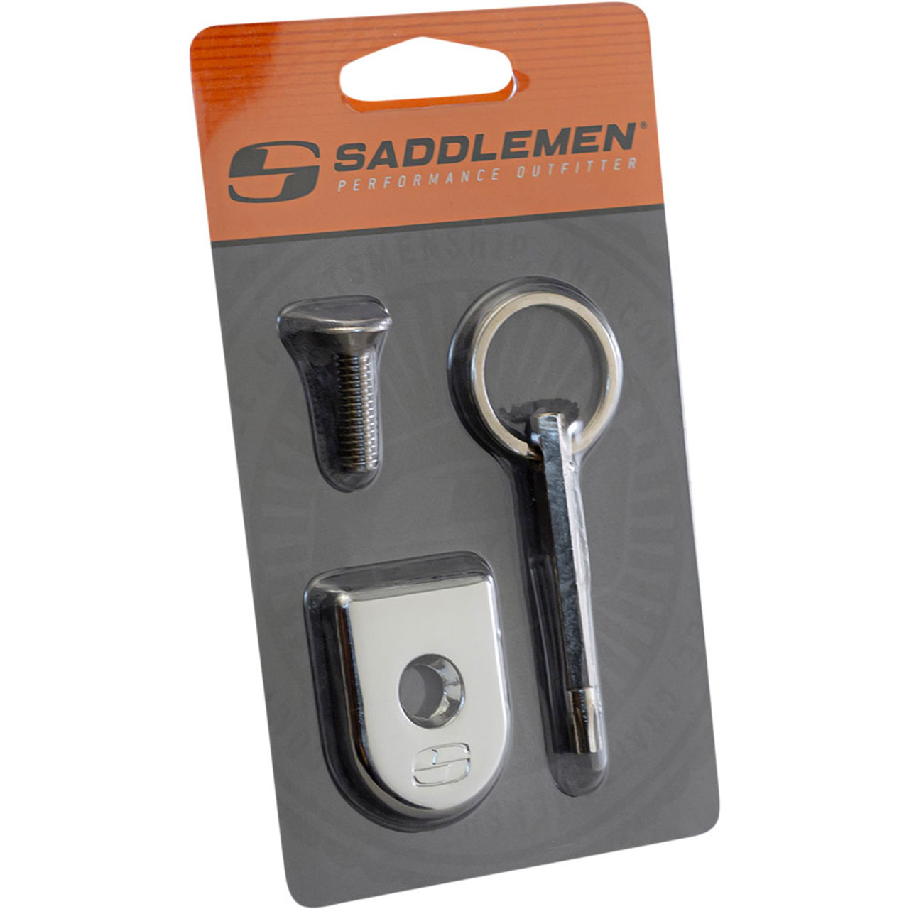 Saddlemen Security Seat Screw for Harley - Chrome