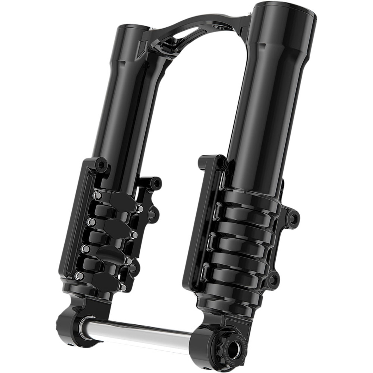 Arlen Ness Method No Flex Inverted Fork Legs for 2014-2022 Harley Touring  - Black - 120-002 - Get Lowered Cycles