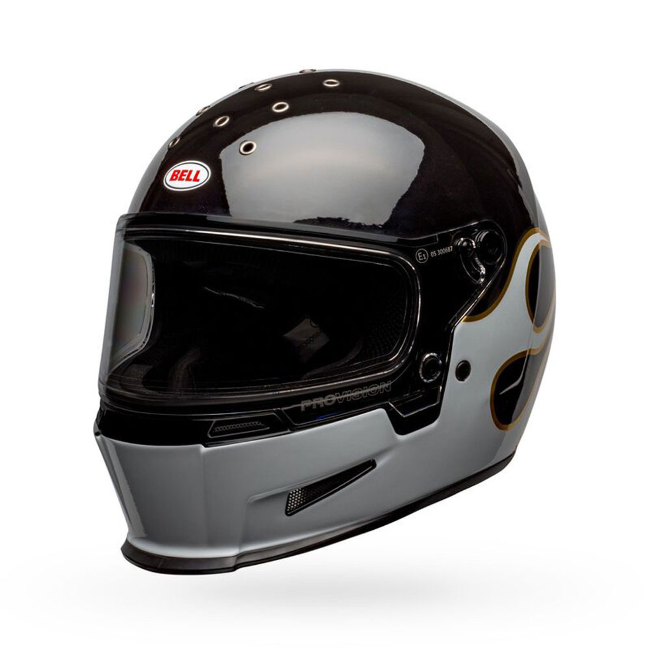 Matte/Gloss Metallic Orange Rally/One Size BELL Eliminator Visor Street Motorcycle Helmet Accessories 