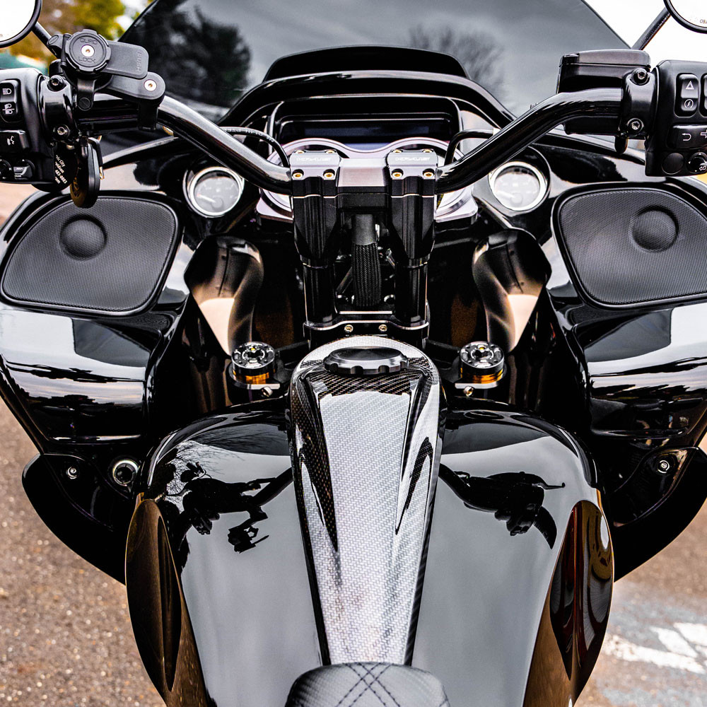 DTF Performance Carbon Fiber Dash Panel for 2008-2022 Harley