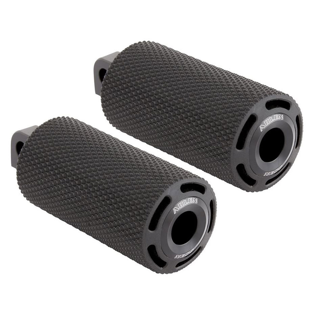 Arlen Ness Cush Foot Pegs for Harley - Black