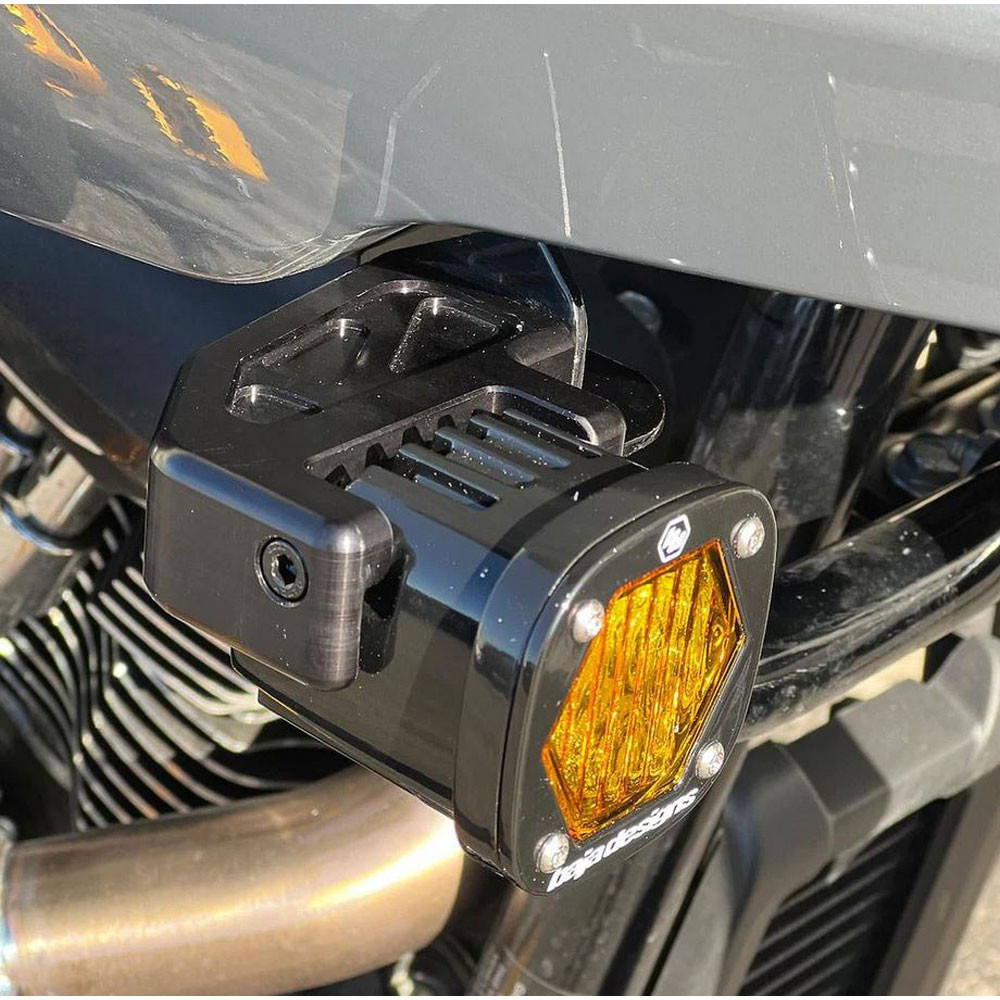 Harley Softail Turn Signals Get Lowered Cycles