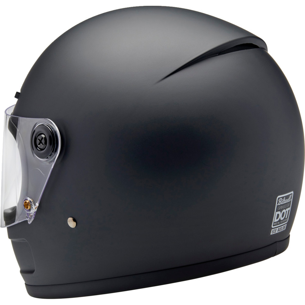Biltwell Gringo SV ECE Flat Black Helmet - Get Lowered Cycles