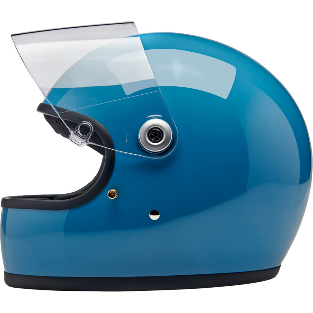 Biltwell Gringo S ECE Blue Helmet - Get Lowered Cycles