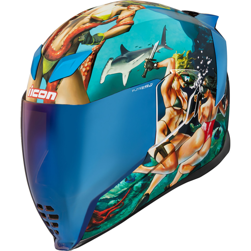 Icon Airflite Pleasuredome 4 Helmet - Get Lowered Cycles
