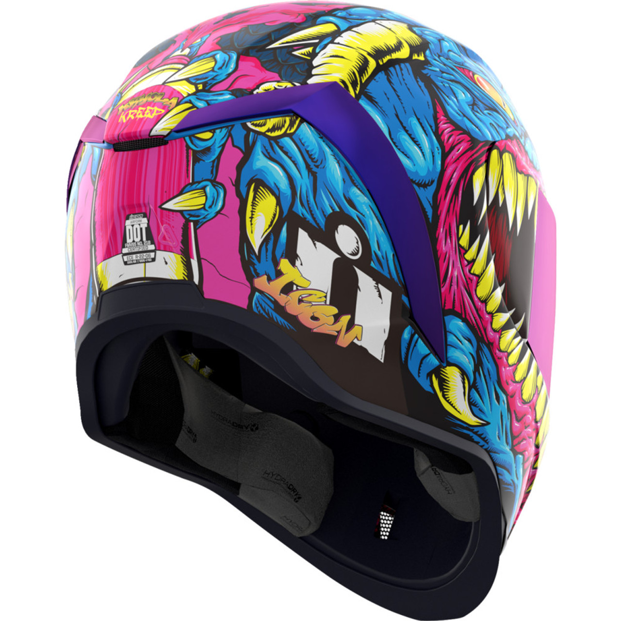 Icon Airform Helmet - Kryola Kreep Blue - Get Lowered Cycles