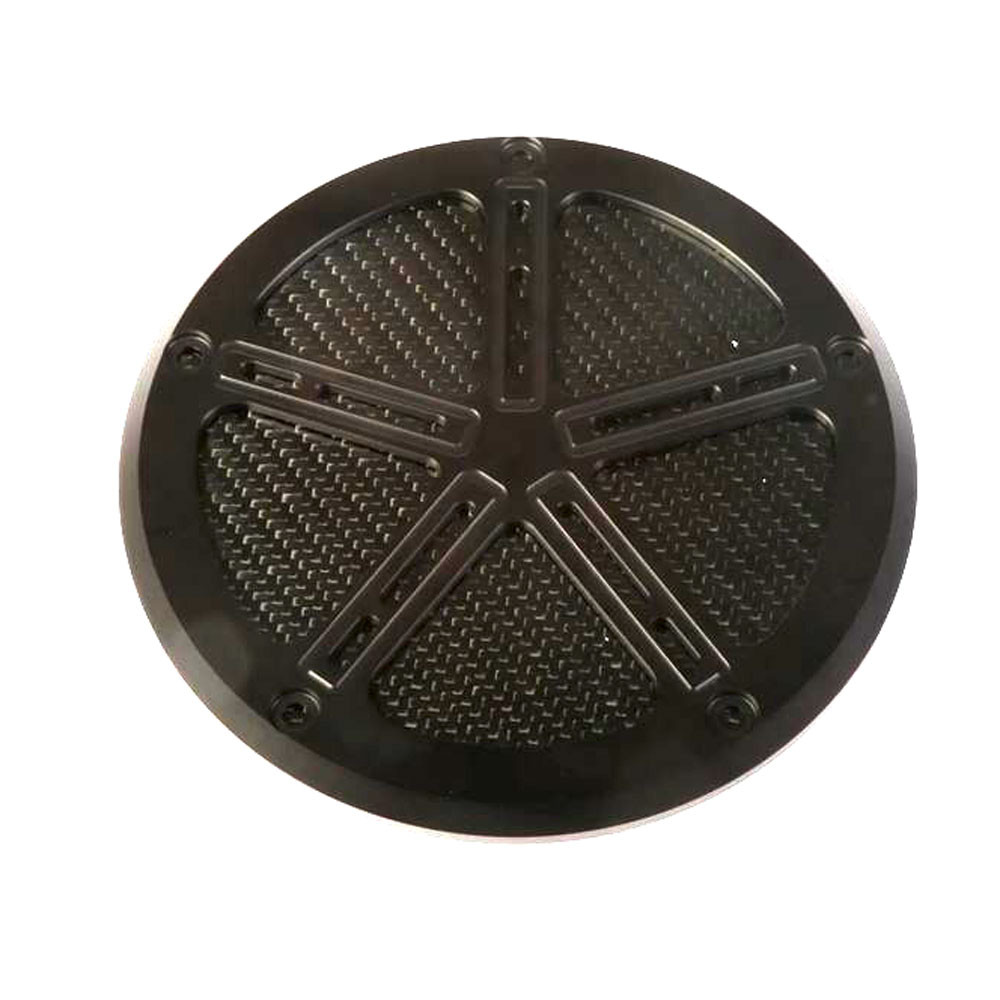 Cabon Inset Hofmann Designs Signature Derby Cover w/ Carbon Insert for Harley M8 ...