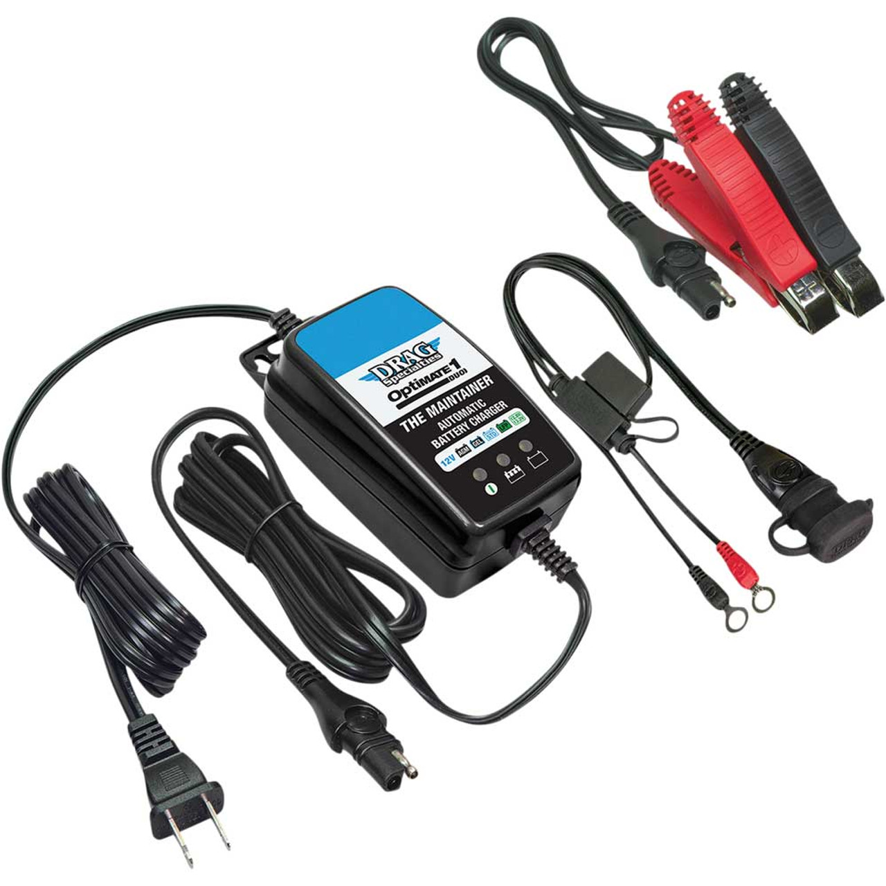 Drag Specialties Optimate 1 Duo Global Battery Charger - 3807-0544