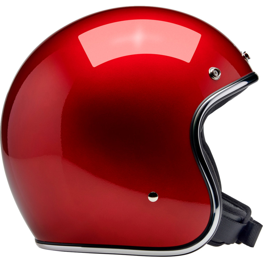 Biltwell Bonanza Motorcycle Helmet - Metallic Cherry Red - Get