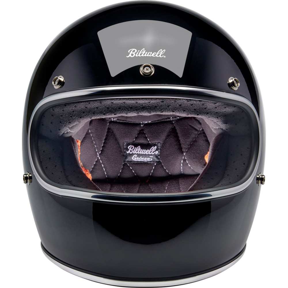 Biltwell Gringo Motorcycle Helmet - Gloss Black - Get Lowered Cycles