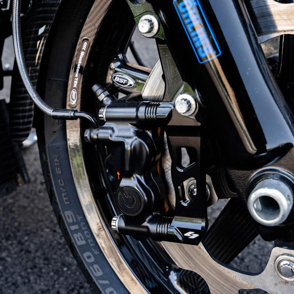 Brembo .484 Cafe Front Radial Mount Caliper - Anthracite Black