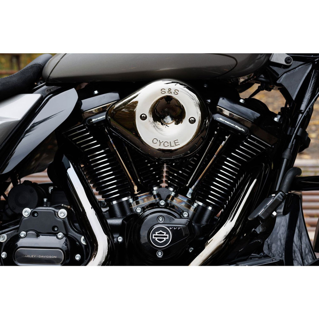 S&S Stealth Air Cleaner Kit for 2024 Harley Touring - Lava