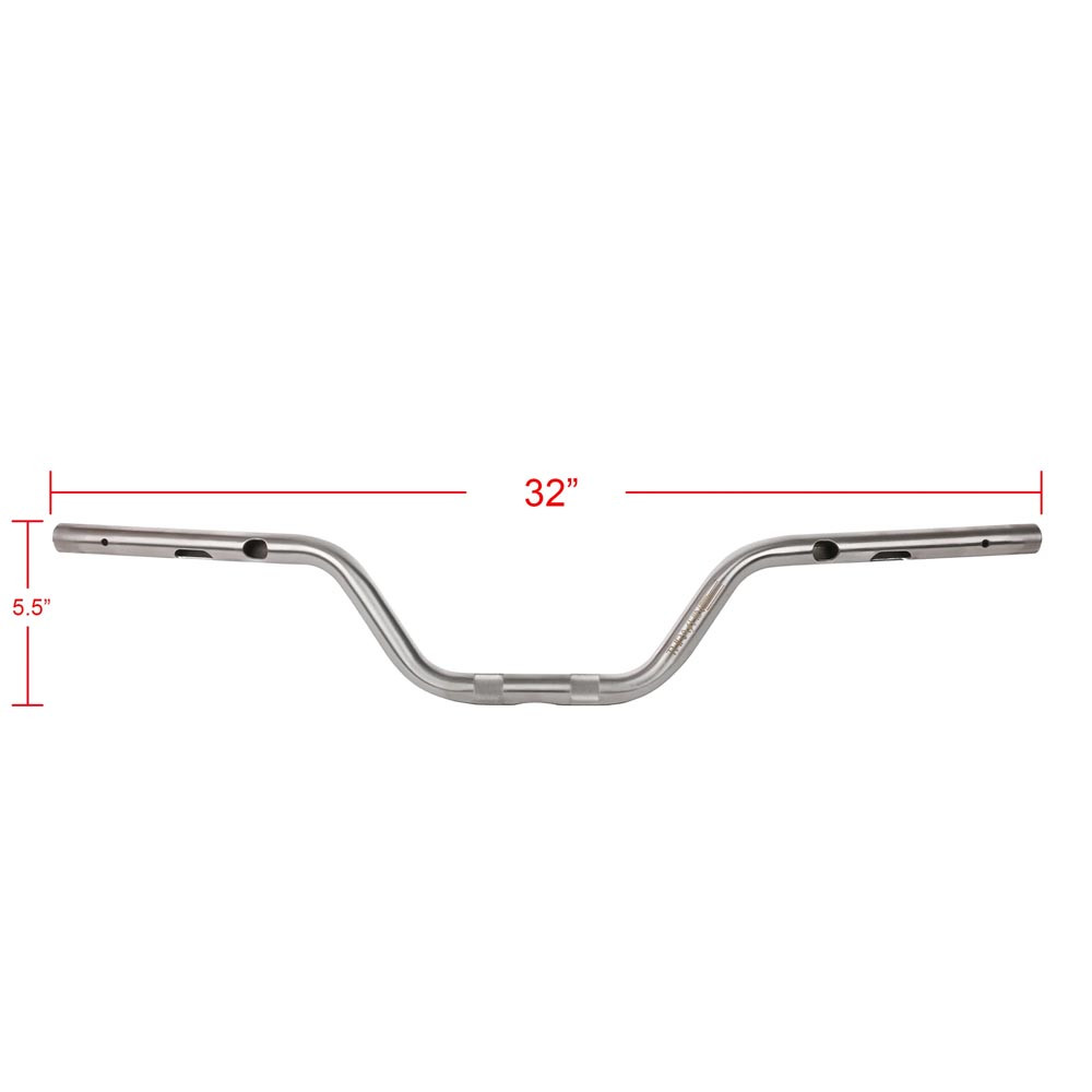 Thrashin Supply High Bend Bars for 2024 Harley Touring - Stainless