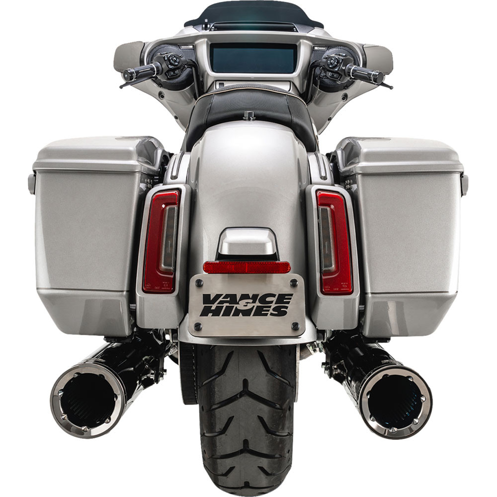 Vance & Hines 40th Anniversary Slip On Mufflers Exhaust Pipes 17+ Harley Touring main image 1