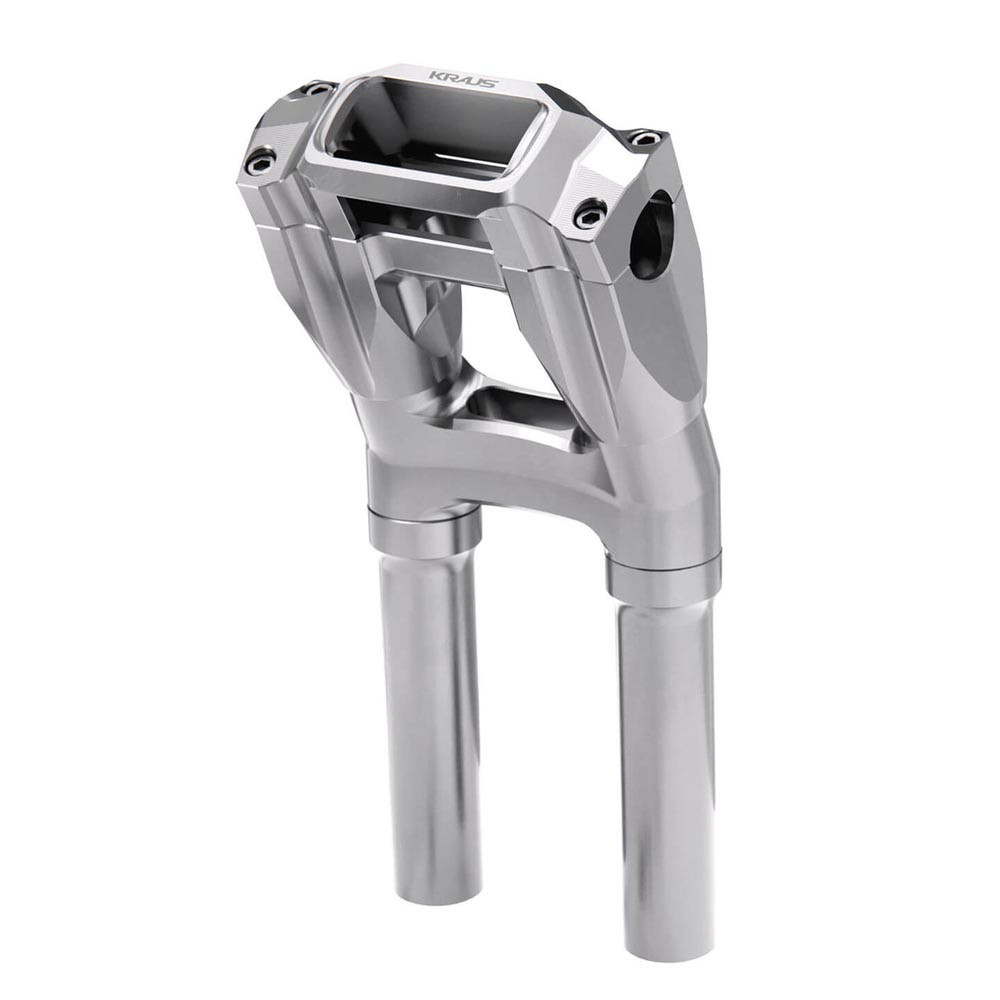 Kraus Core Isolated Handlebar Risers for Harley - Get Lowered Cycles