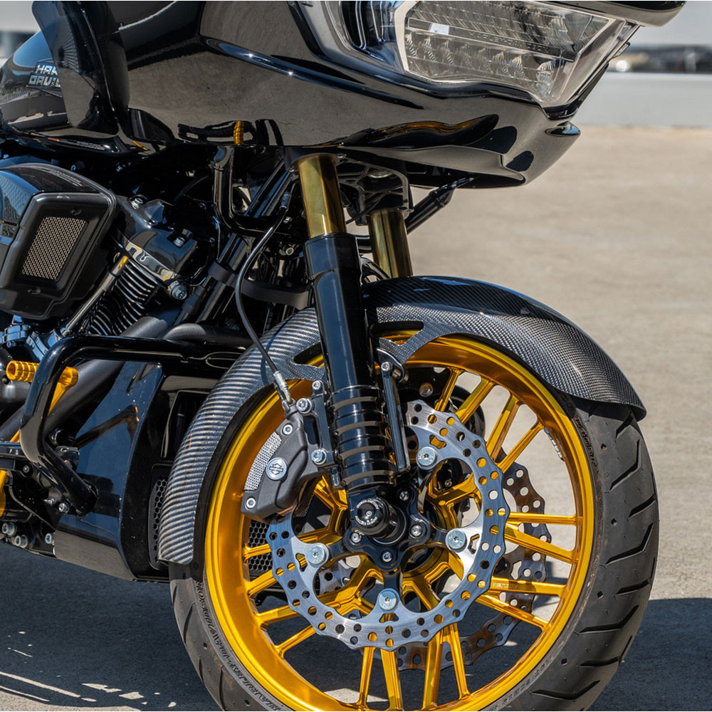 Arlen Ness 19″ Carbon Fiber Wrapper Front Fender – FLT Touring Models