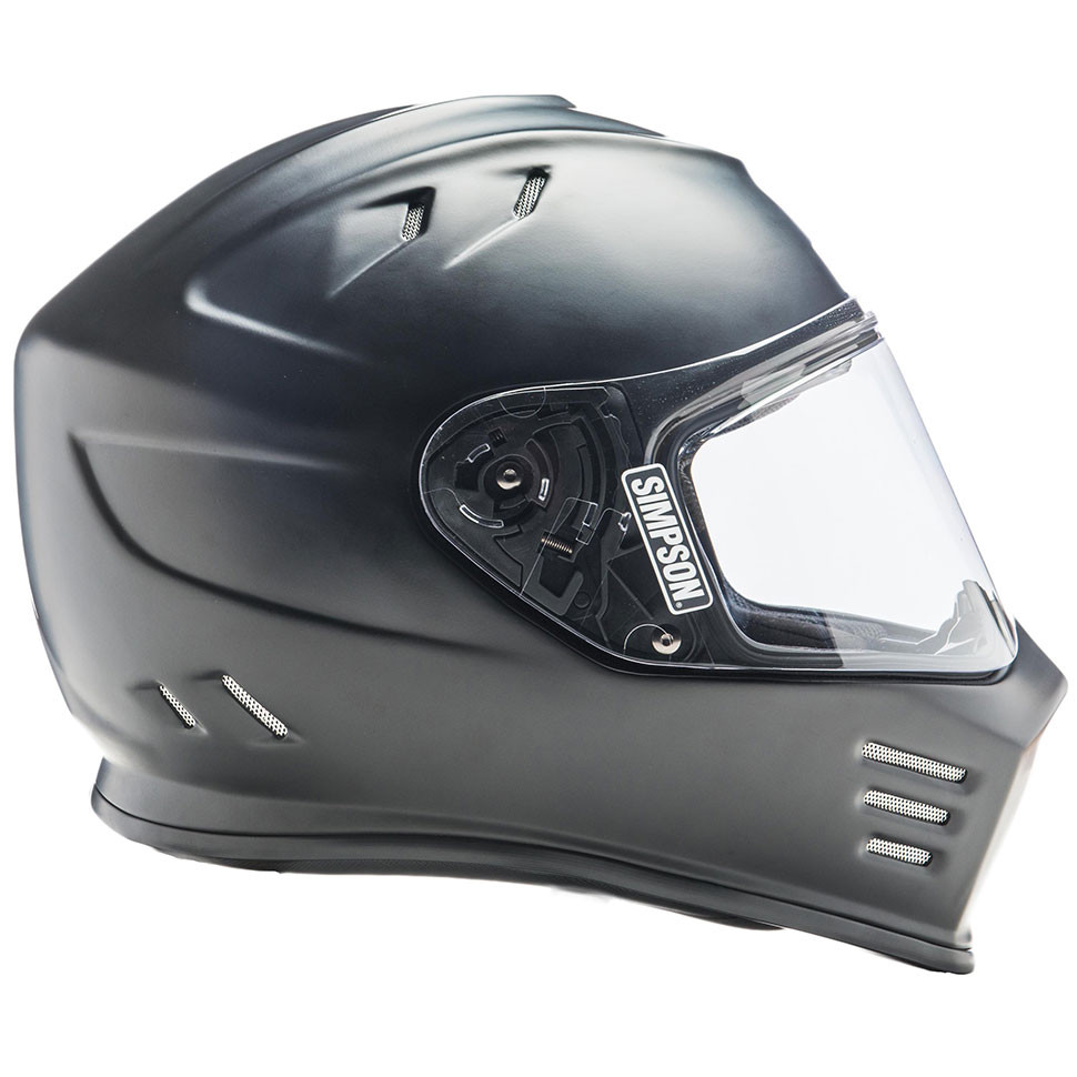 Simpson Ghost Bandit Helmet - Matte Black - Get Lowered Cycles