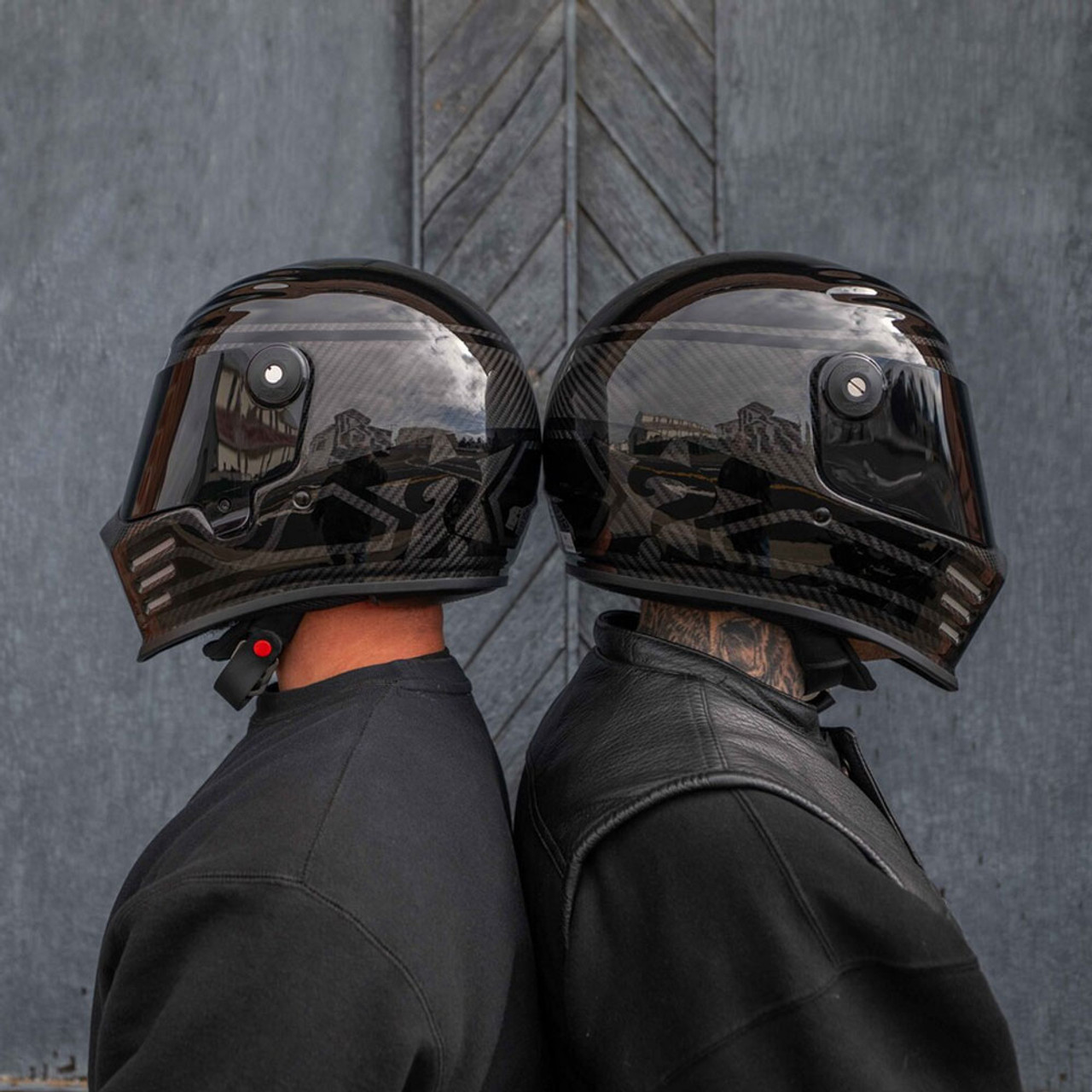 Simpson Outlaw Bandit 3 Helmet - Carbon Fiber x Unknown