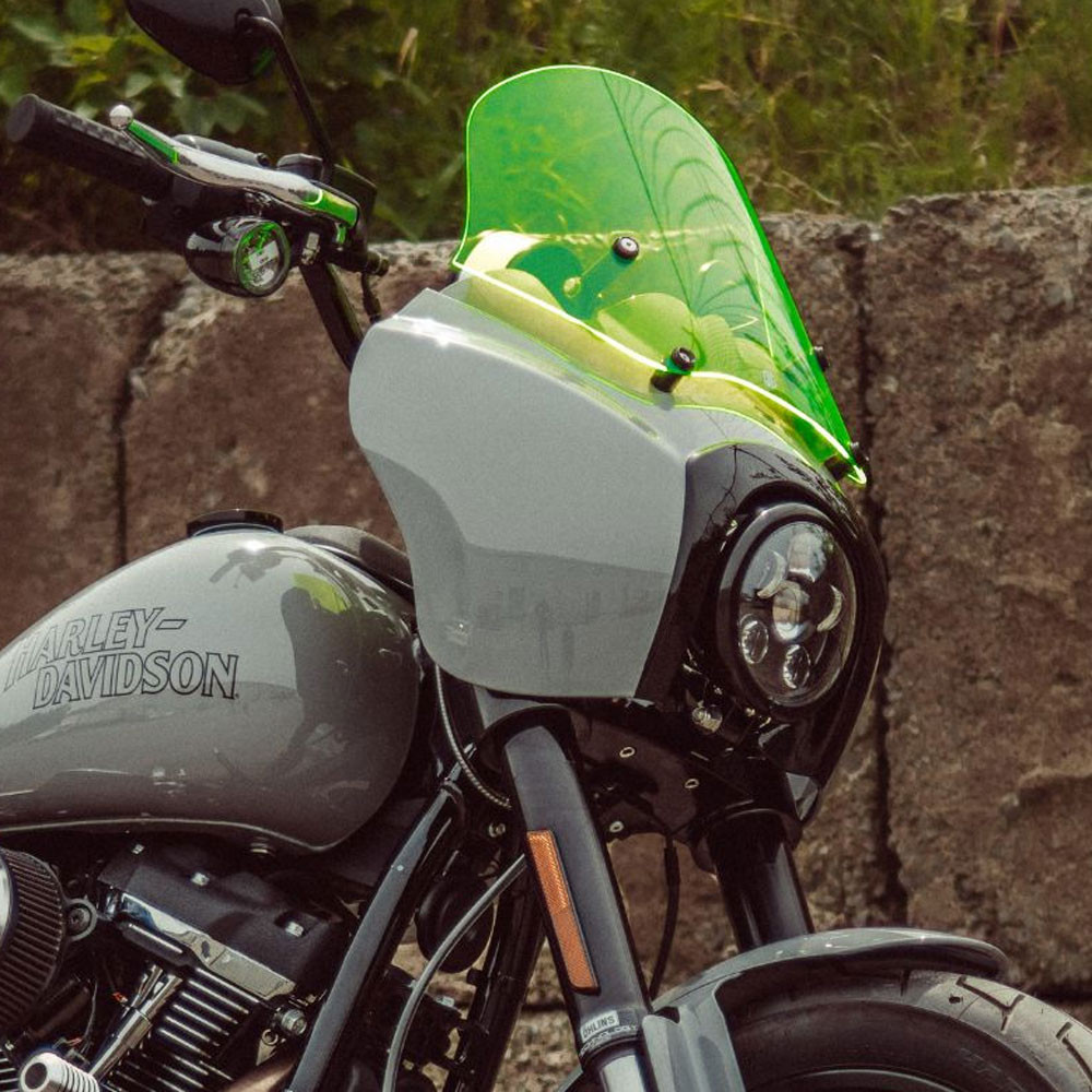 OG オリジナルガレージモト　T-Sports Fairing 12インチ Original Garage OG T-Sport Fairing 12 Inch Replacement Windshield