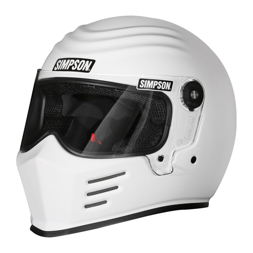 Simpson Outlaw Bandit 3 Motorcycle Helmet - White - Get Lowered Cycles