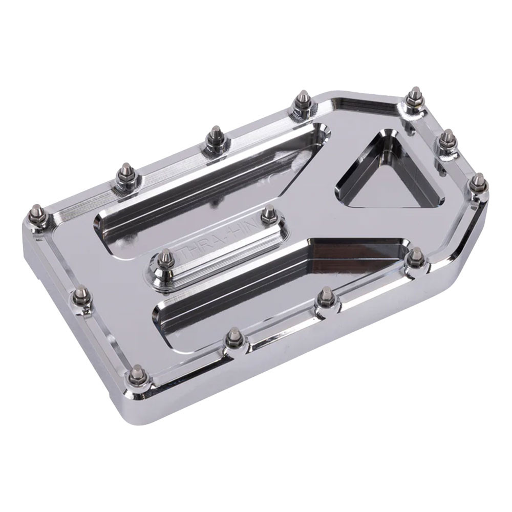Thrashin Supply Chrome Aggressor Brake Arm Pedal for OEM Bagger