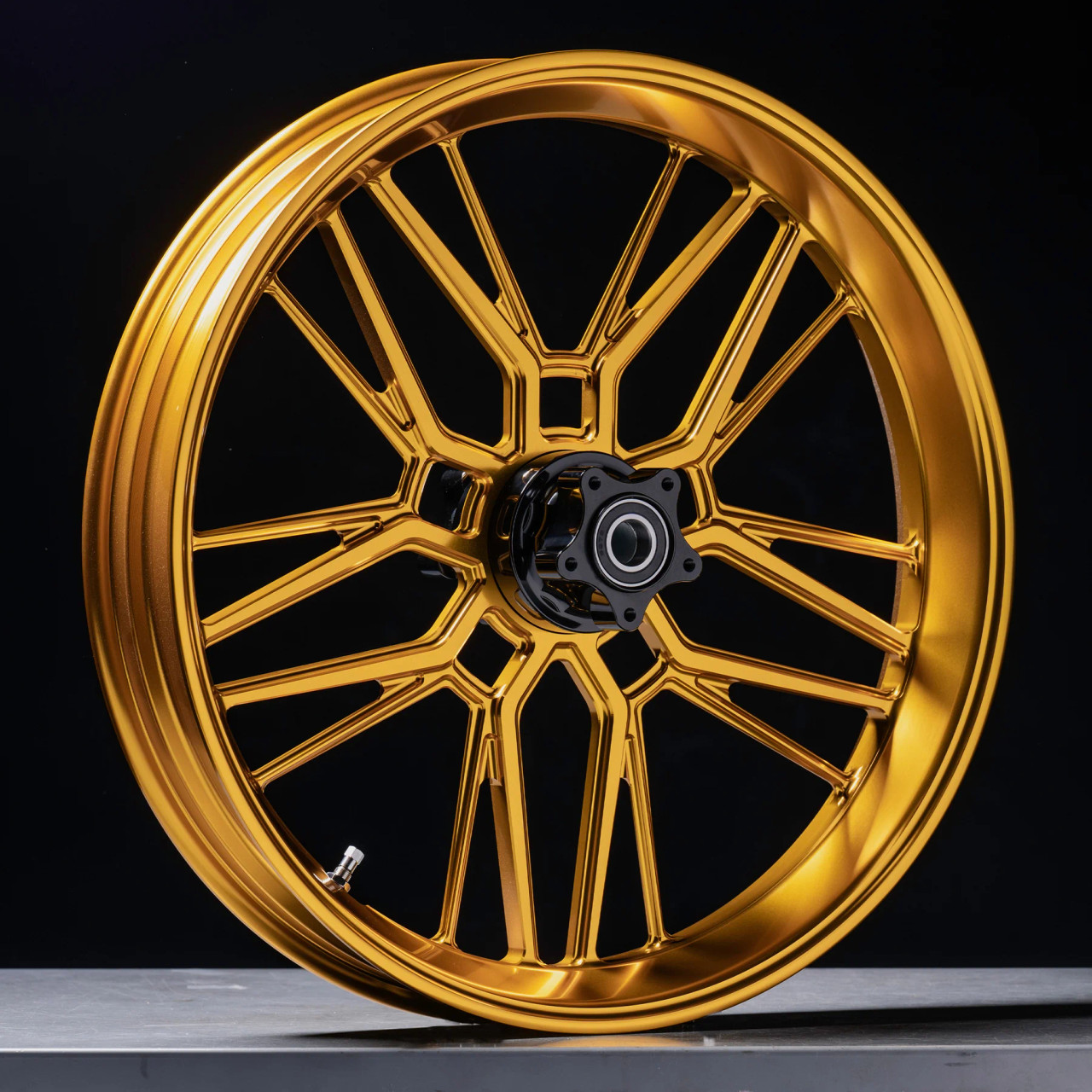 Arlen Ness Split Spoke Forged Wheels Gold – Premium Forged Alloy ...