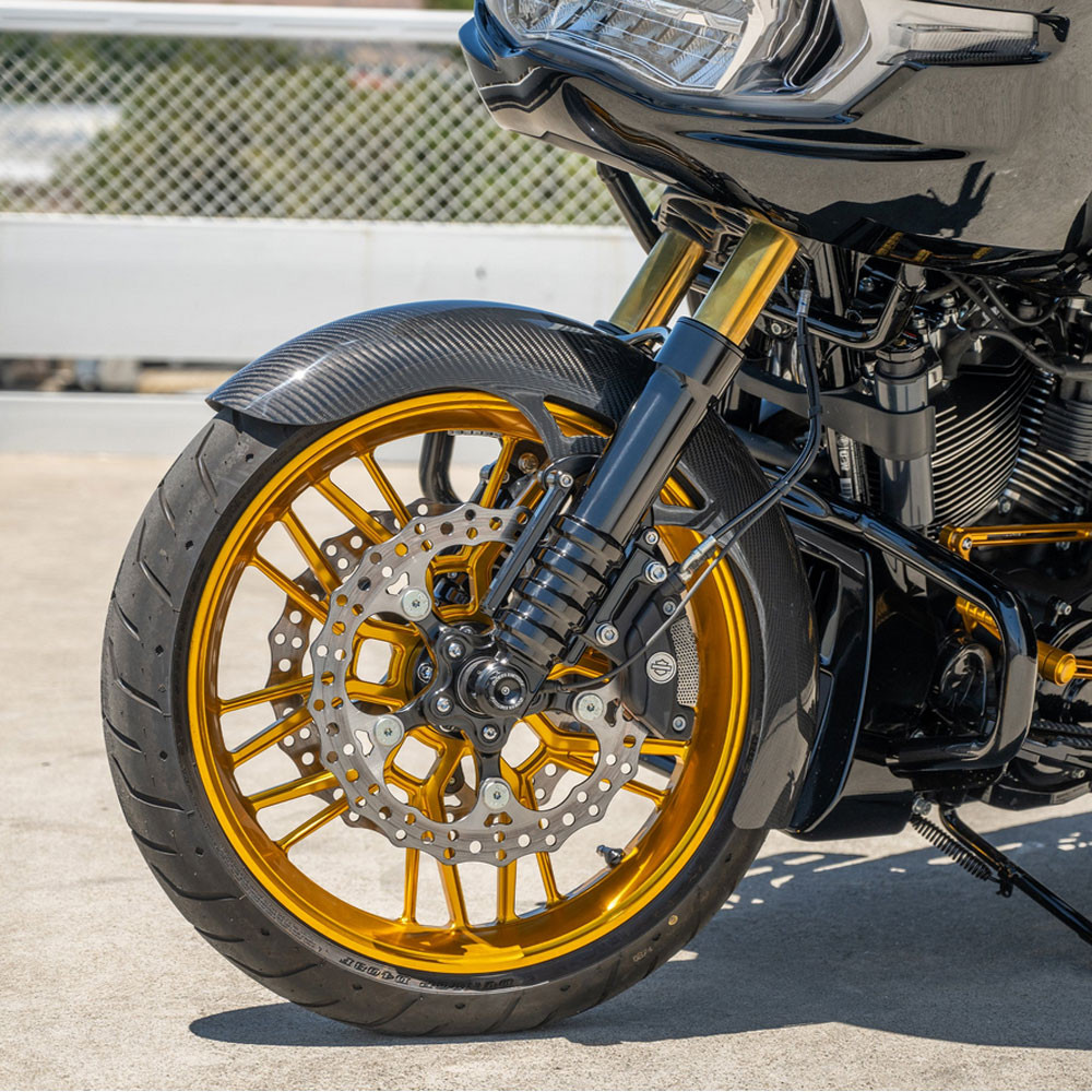 Arlen Ness カーボンファイバー 19インチ　フロントフェンダー Arlen Ness 19″ Pro Sport Carbon Fiber Front Fender | Touring