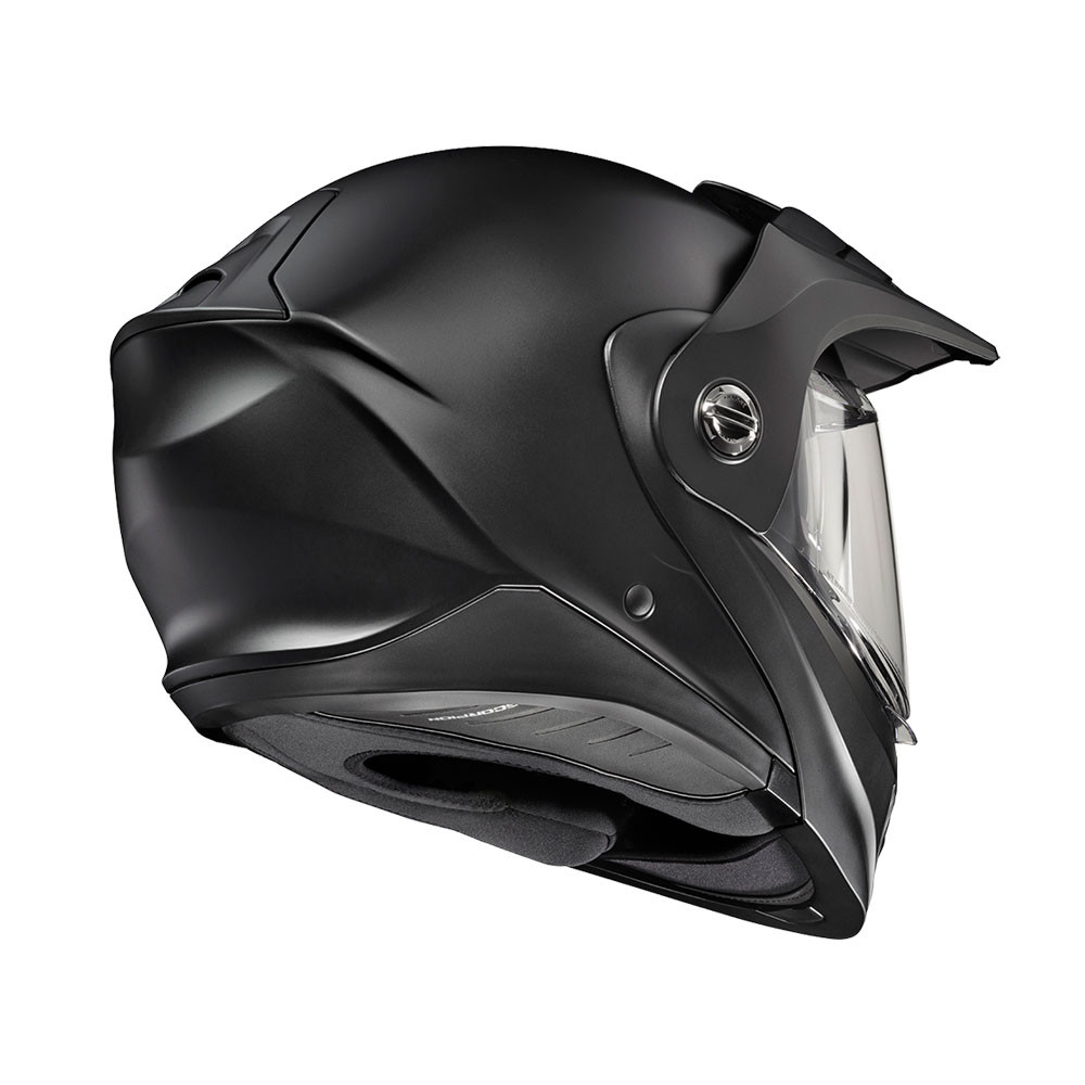 modular helmet scorpion exo tech solid CV2-0103 Covert 2 Open-Face Matte Black Sm creating a depression and optimising airflow through the helmet New! Helmets and Accessories |
