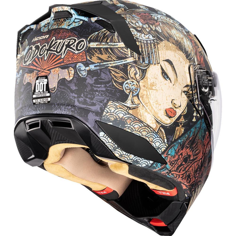 icon 7 helmet Airform Dark The visually Airform Manik'RR Dark — Ride