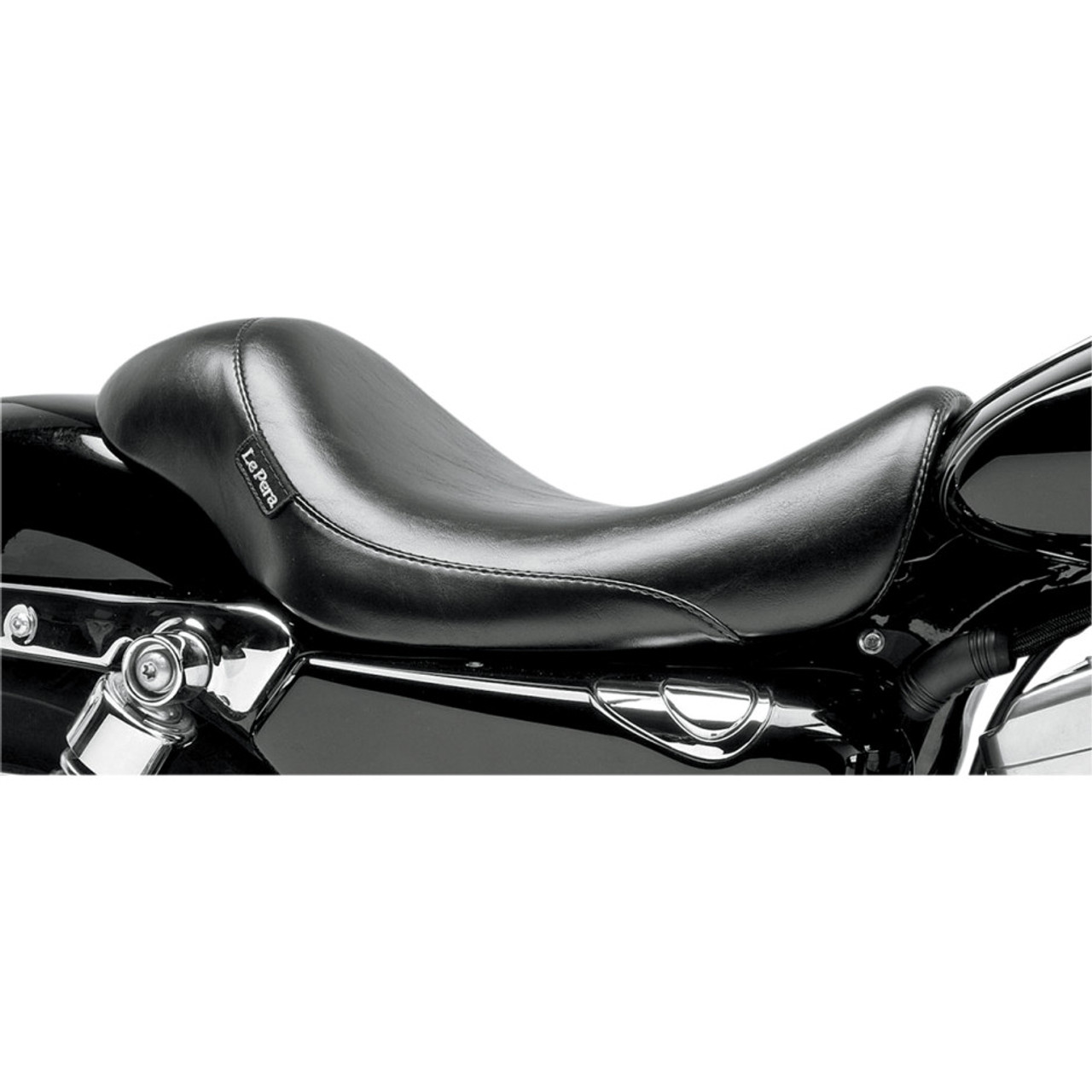 Solo Low Outlet - Premium leather seat for Sportster® - Ends Cuoio