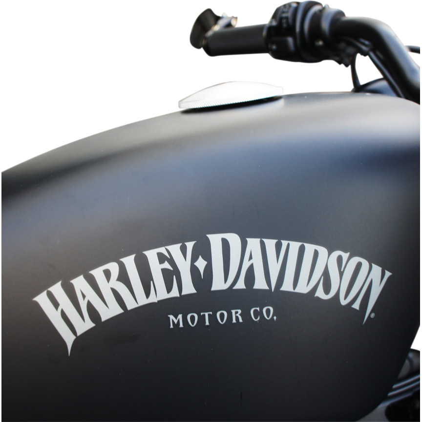 Joker Machine Knurled Gas Cap for Harley - Get Lowered Cycles