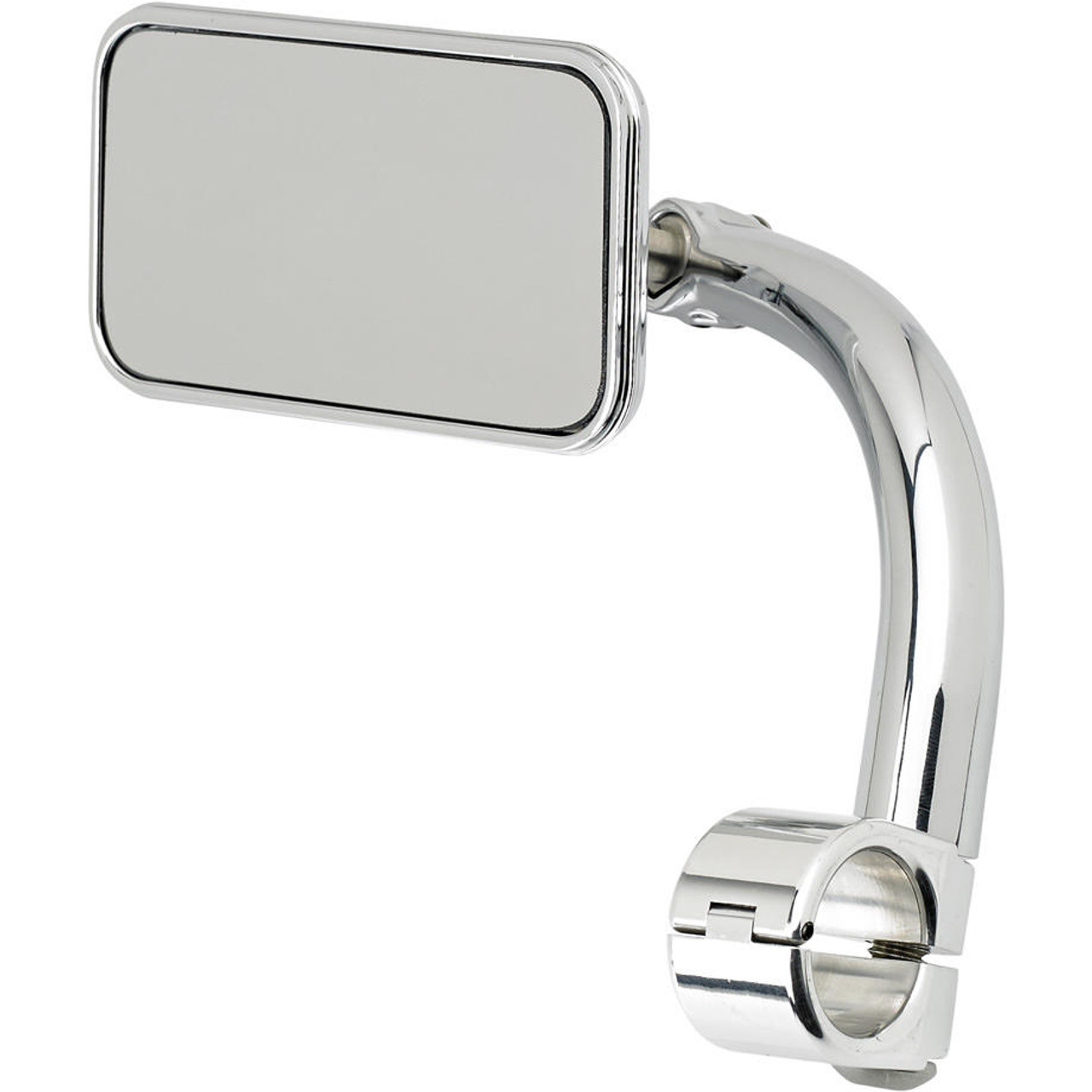 パーツ biltwell/Utility Mirrors Biltwell Utility Mirror Rectangle Clamp-On - 7/8