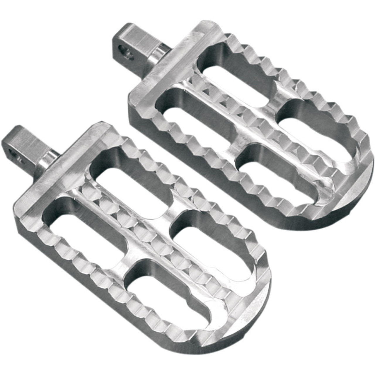 Joker Machine Serrated Long Foot Pegs for Harley - Get
