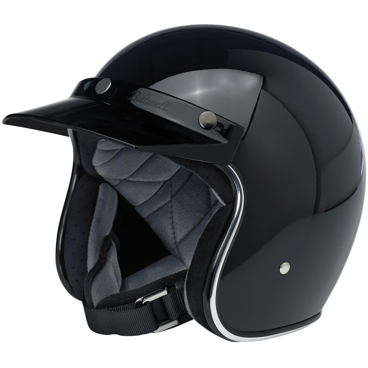 Biltwell 3-Snap Moto Visor - Get Lowered Cycles