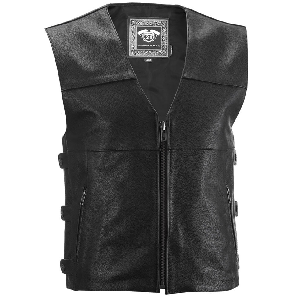 Highway 21 12 Gauge Motorcycle Vest - Get Lowered Cycles